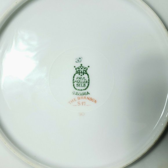 Paul Muller Selb Bavaria The Brandon Salad Plate - Picture 4 of 4